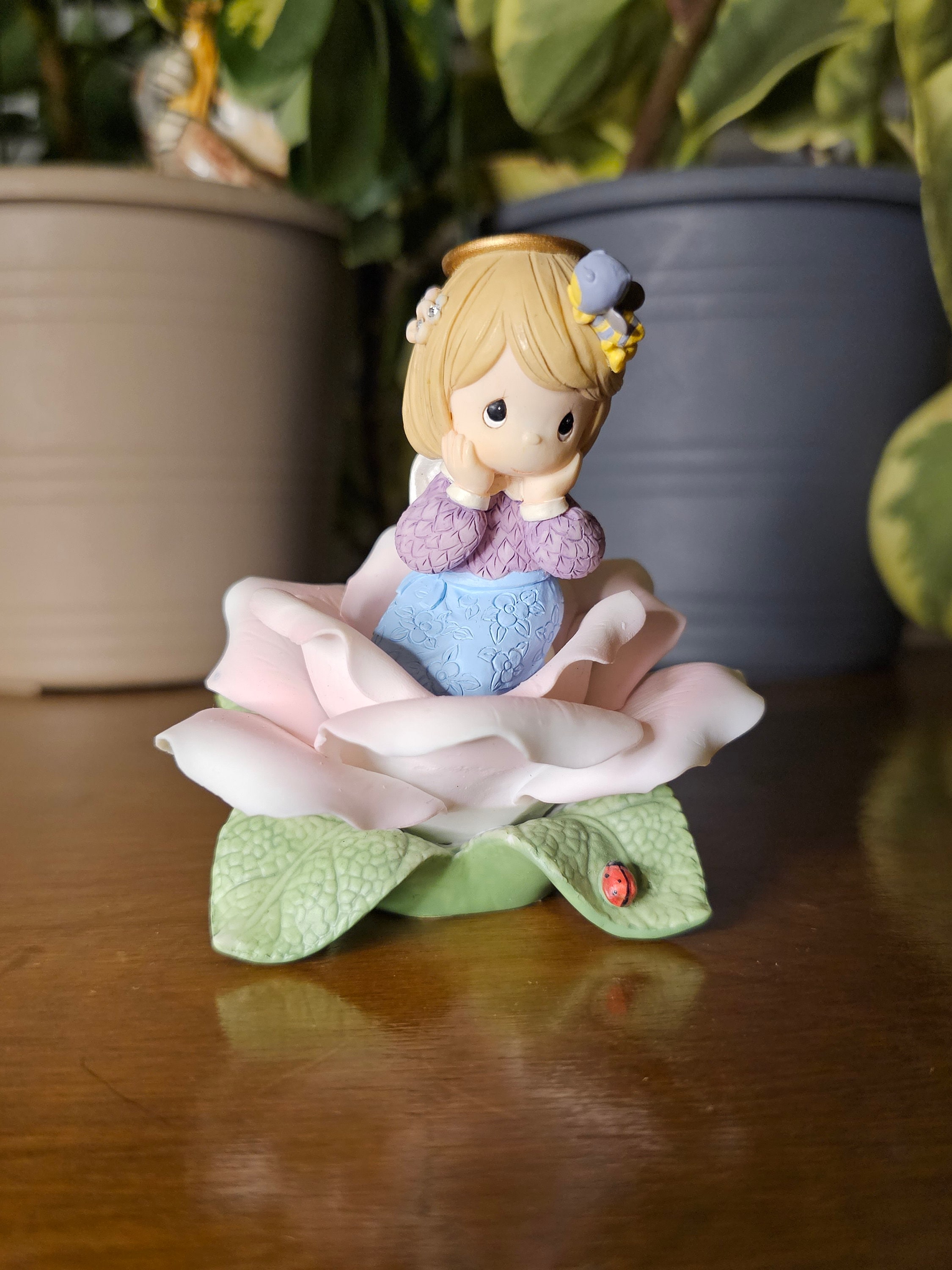 Enesco Precious Moments Vintage Figurine Figure From Expressive