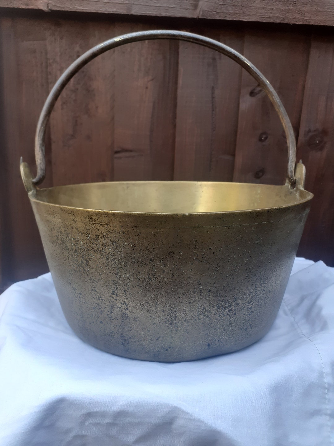 Antique Brass Jam Pan Preserve Pan Etsy
