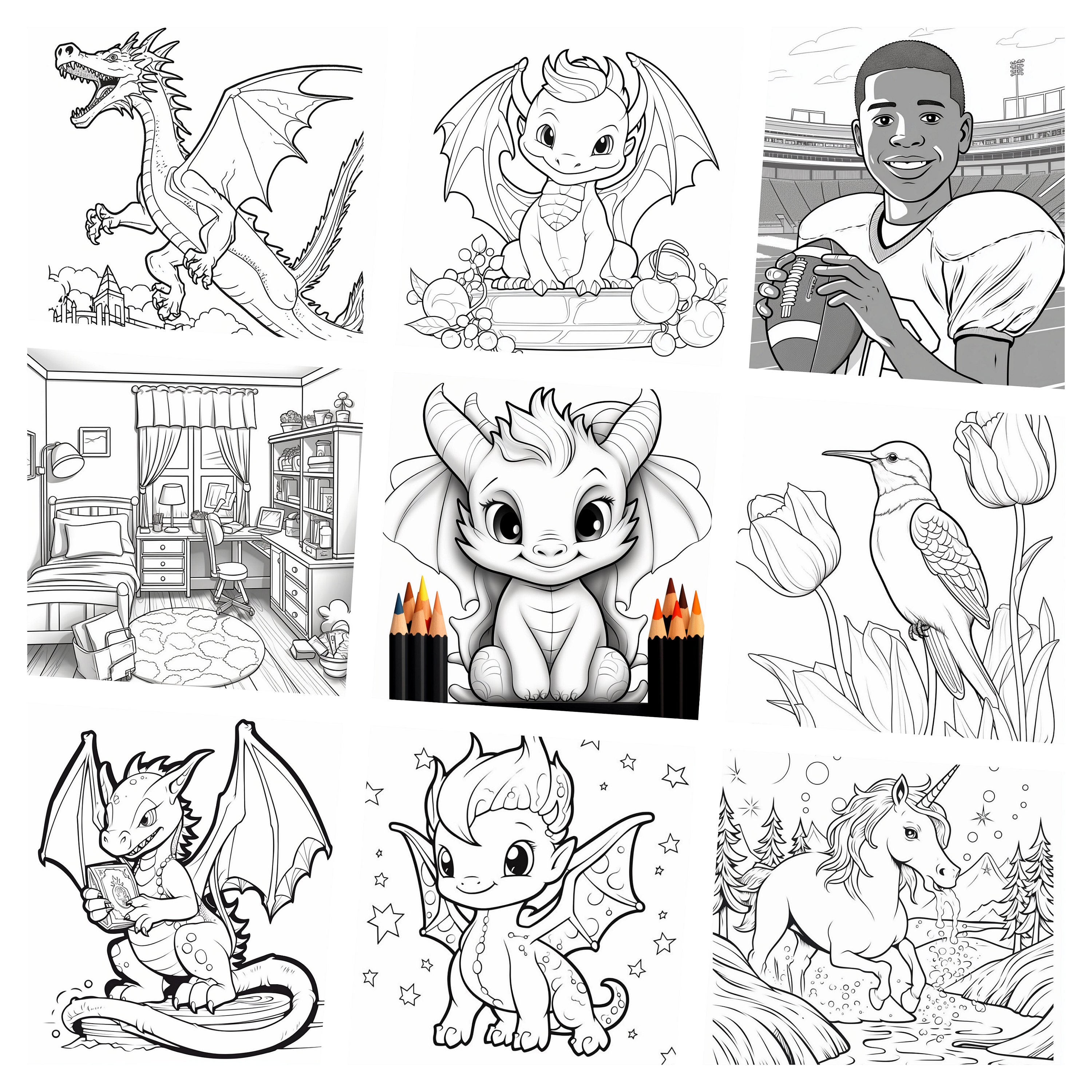 Coloring Pages Entire Shop Bundle 71000 Coloring Pages Bundle Kids and