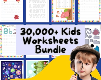 30,000+ Printable Kids Worksheets | Toddler Workbook | Alphabet, Numbers, Sight Words, Addition, Math Activities, Coloring pages |