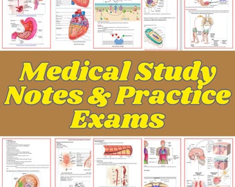 Medical Notes Bundle | Medical Study Notes | Medical School Notes | Nursing School Notes | Exam Preparation Bundle |