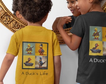 Youth Tee with Duck's Life Portraits