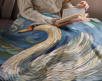 Swan Lake Beach Towel (Personalize)