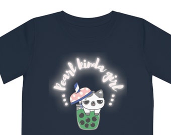 Pearl Kinda Girl Boba - Kids' T-Shirt (UK)