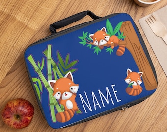 Personal Red Panda Lunch Bag