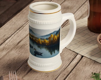 Mallard Duck Beer Stein Mug (Personalized)