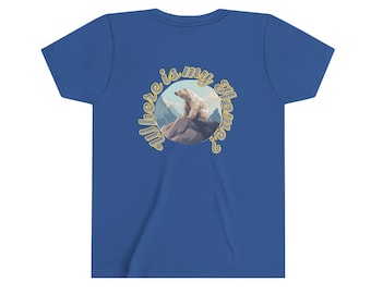 Youth Tee with Polar Bear on the Back
