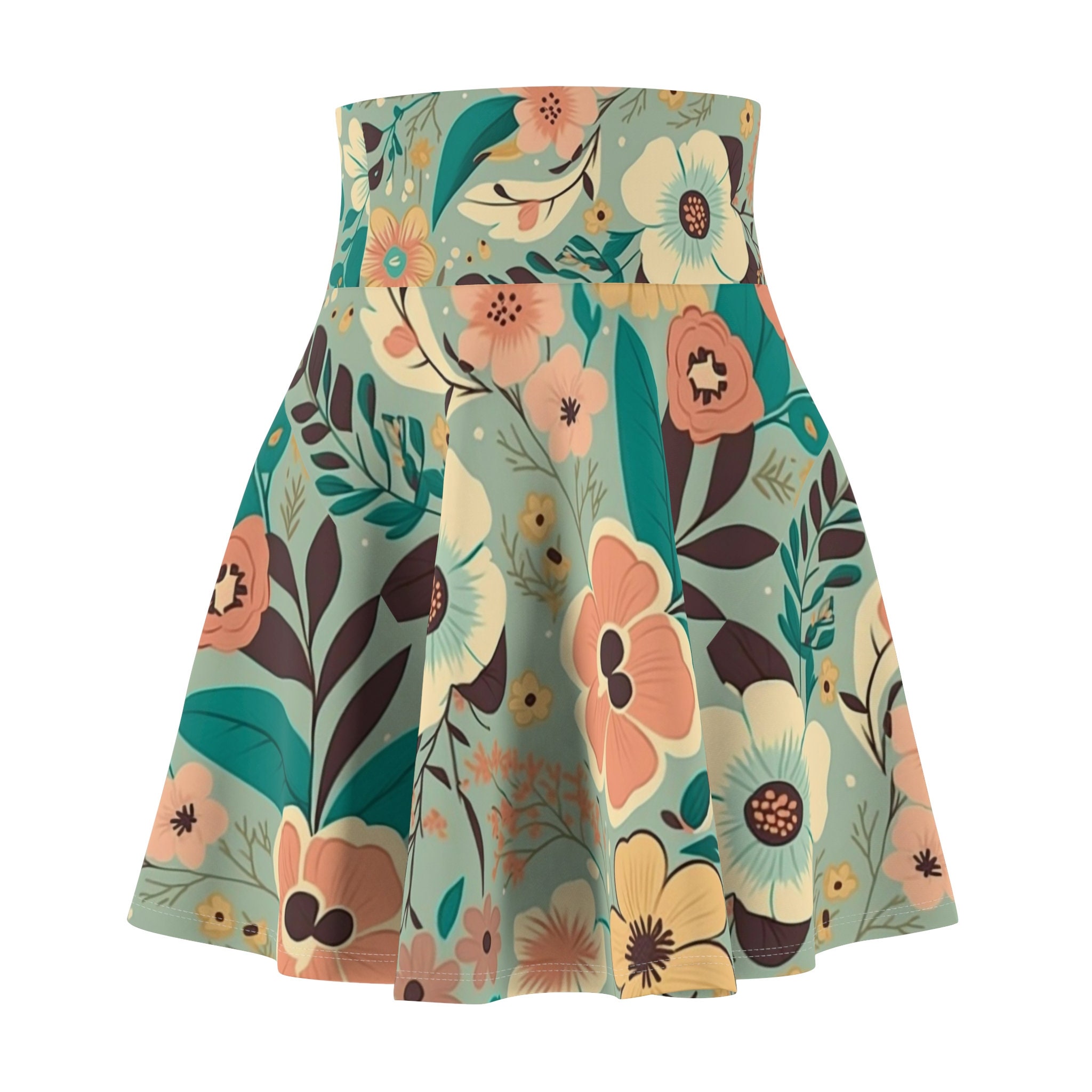 Floral Skater Skirt, Women's Skater Skirt