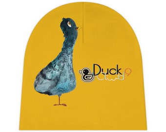 DuckCloud9 Baby Beanie (Blue Pigeon)