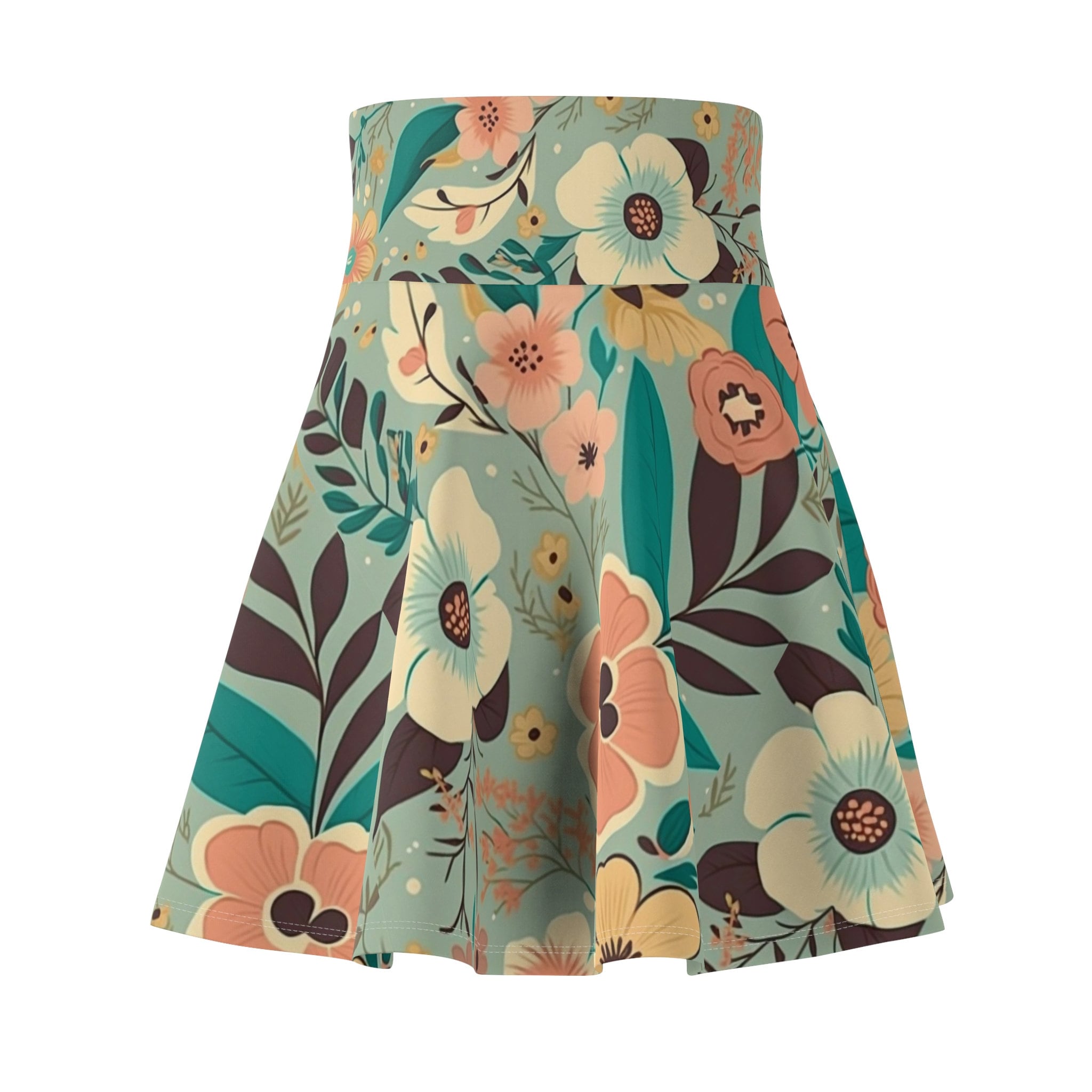 Floral Skater Skirt, Women's Skater Skirt