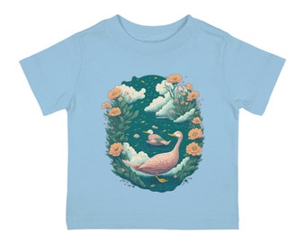Infant Cotton Jersey Tee (Duck Cloud)