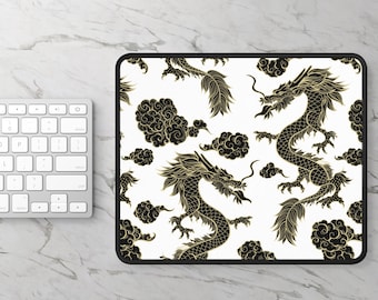 Gaming Mouse Pad with Dueling Dragons