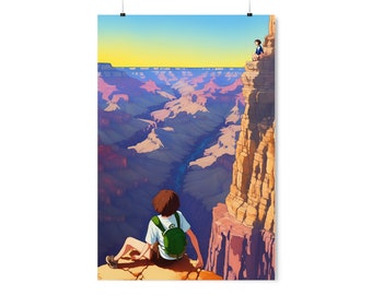 Grand Canyon Poster | Arizona Wall Art | National Park Poster