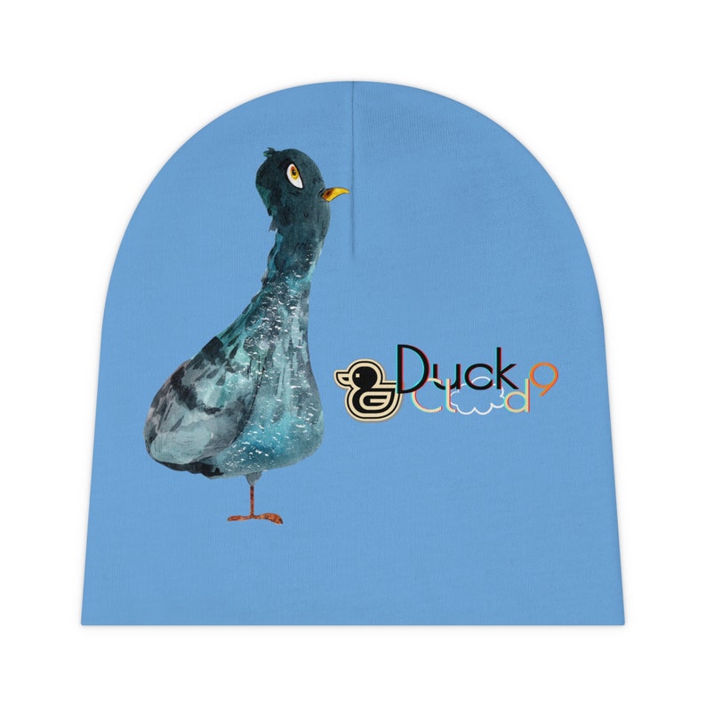Gorro de bebé DuckCloud9 (paloma azul) Azul