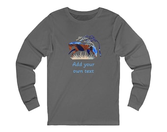 Unisex Jersey Long Sleeve Tee - Year of Horse