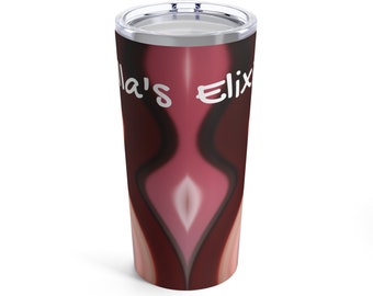Personalize Tumbler 20oz (Milky Burgundy Elixir)