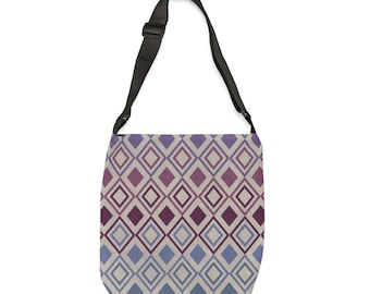 Adjustable Tote Bag (with Diamond Design)