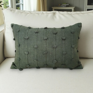 SAGE GREEN COVER, Sage Pillow Cover, Pillow Cover, Sage Green Pillow Cover, Boho Textured Decorative Pillow Cover, Sofa Pillow Cover