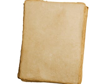 Handmade Deckle Edge Cotton Paper - A4 Rustic Journal Paper