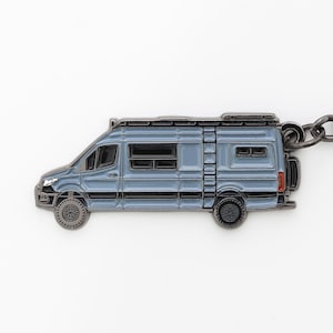 Sleutelhanger voor Mercedes Sprinter, Sprinter Van Accessoires, Perfect Present for Vanlifer - blauw
