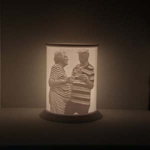 memorial lamp / personalized lamp / lithophane / personal lamp / mourning lamp