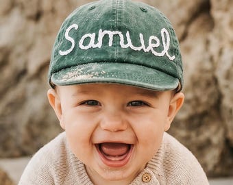Personalized Embroidered Baby Summer Hat, Custom Baby Baseball Hat, Kids Baseball Cap, Baby Shower Gift
