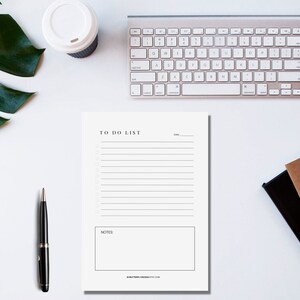 Minimal to Do List Printable Simple Tasks List Template - Etsy