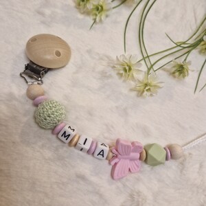 Pacifier chain with name girl|baby gift|personalized gifts |baby |birth