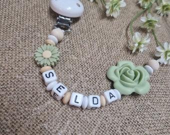 Pacifier chain personalized with name |baby gift| personalized gifts |baby |birth