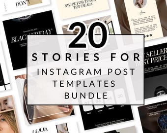 Canva Huge Instagram Stories Template Unique Templates Story Instagram Posts Templates Social Media Post Editable Canva Instagram Templates