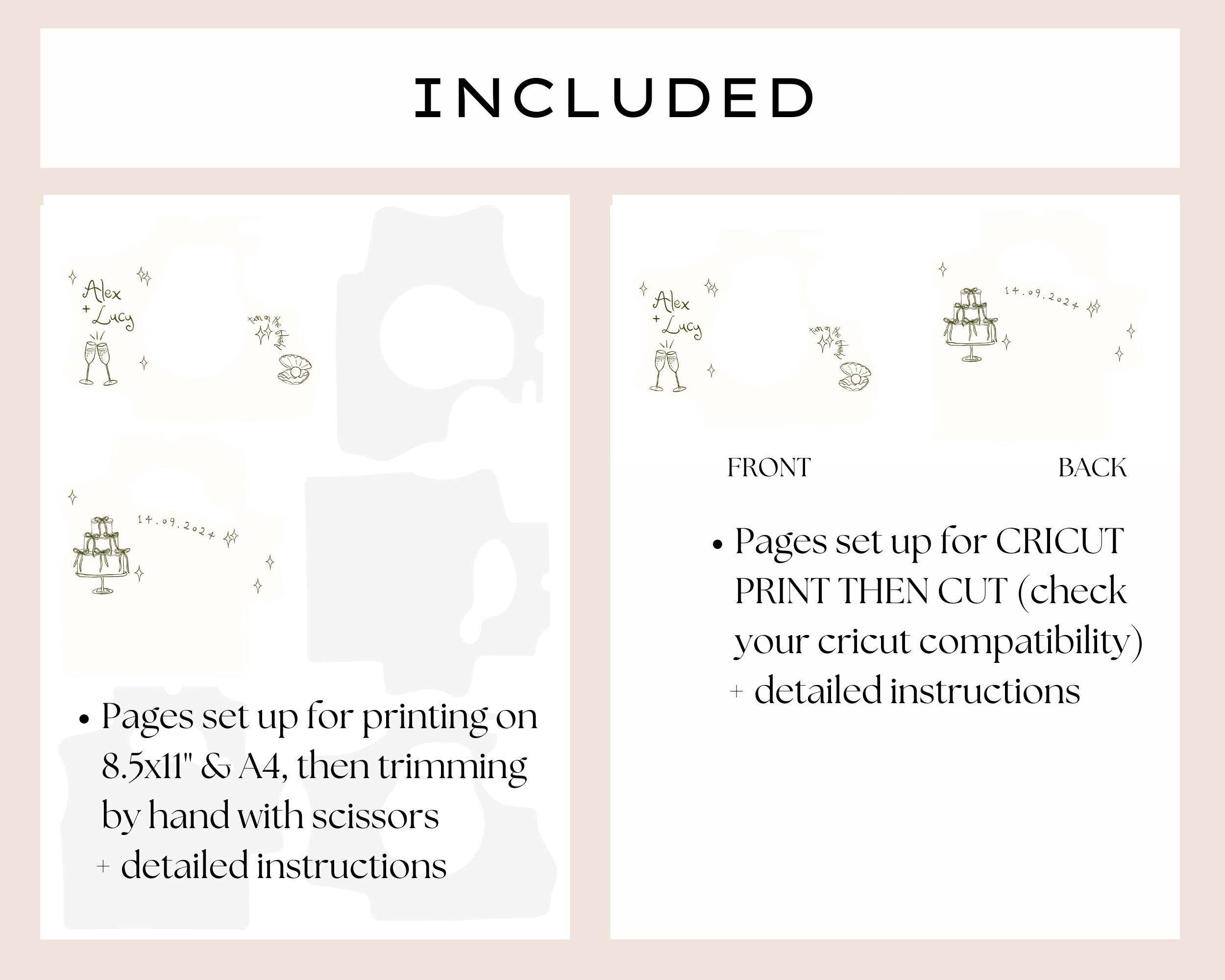 Disposable Camera Wrap DIGITAL Template Editable Printable Kodak ...