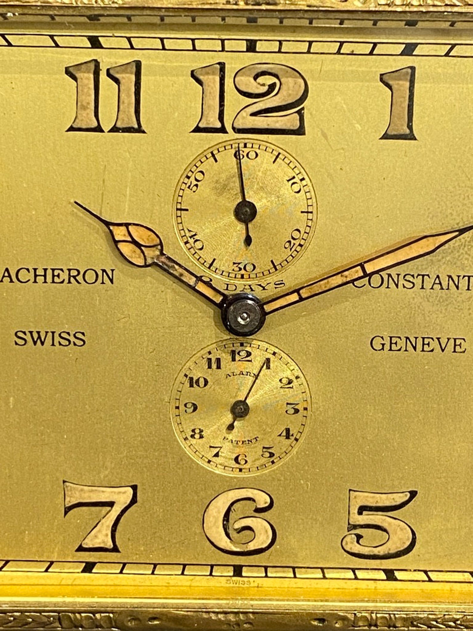 Vacheron & Constantin Travel Alarm Clock, Extremely Rare, 8-day ...