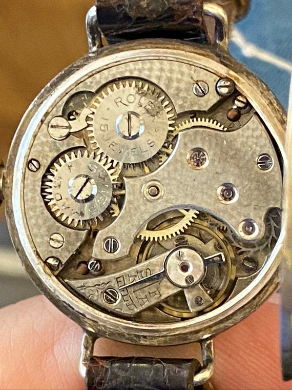 Extremely rare historical Rolex watch in silver f… - image 6