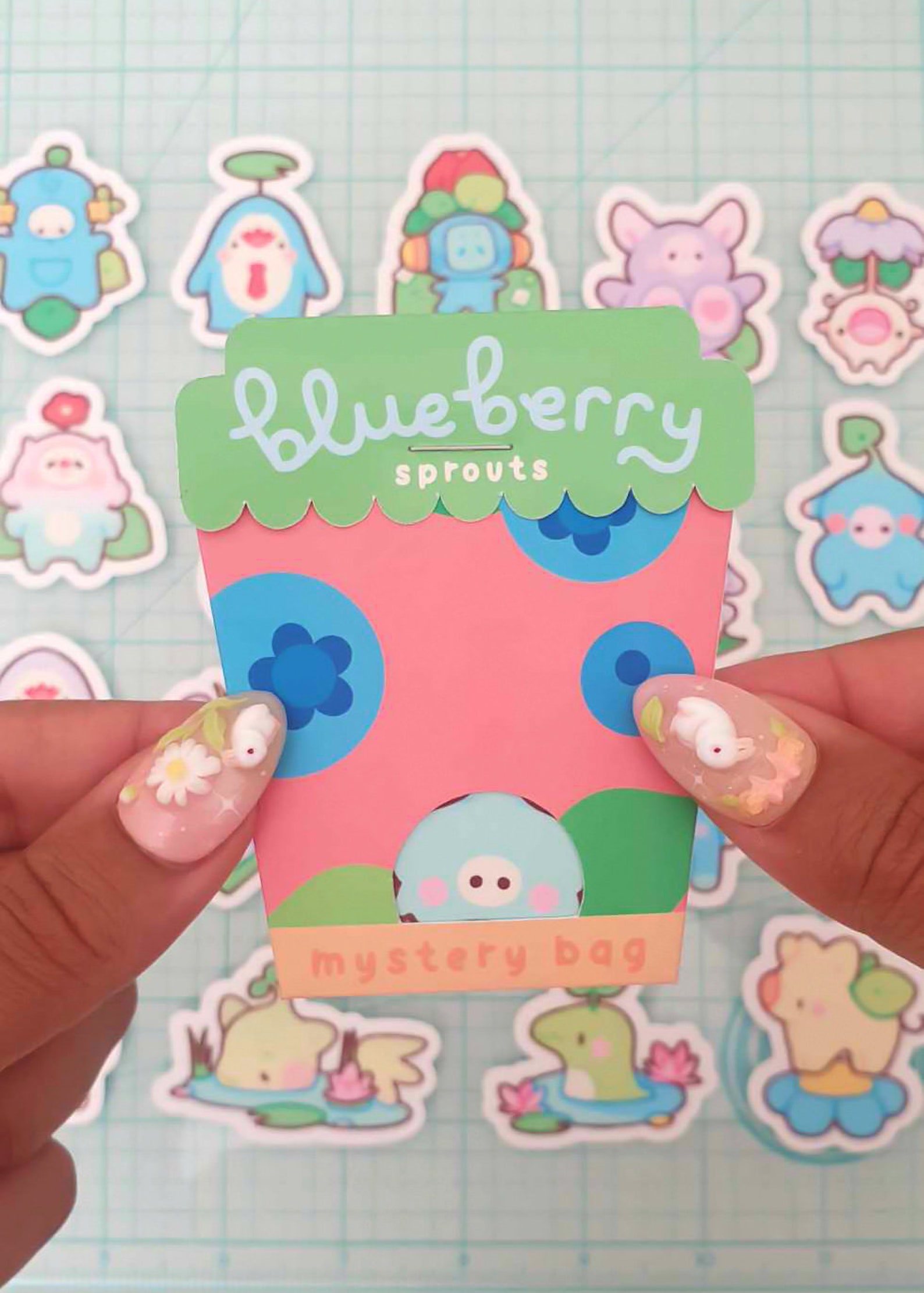 Mystery Sprout Sticker Packs | Surprise Waterproof Handmade Vinyl Die ...