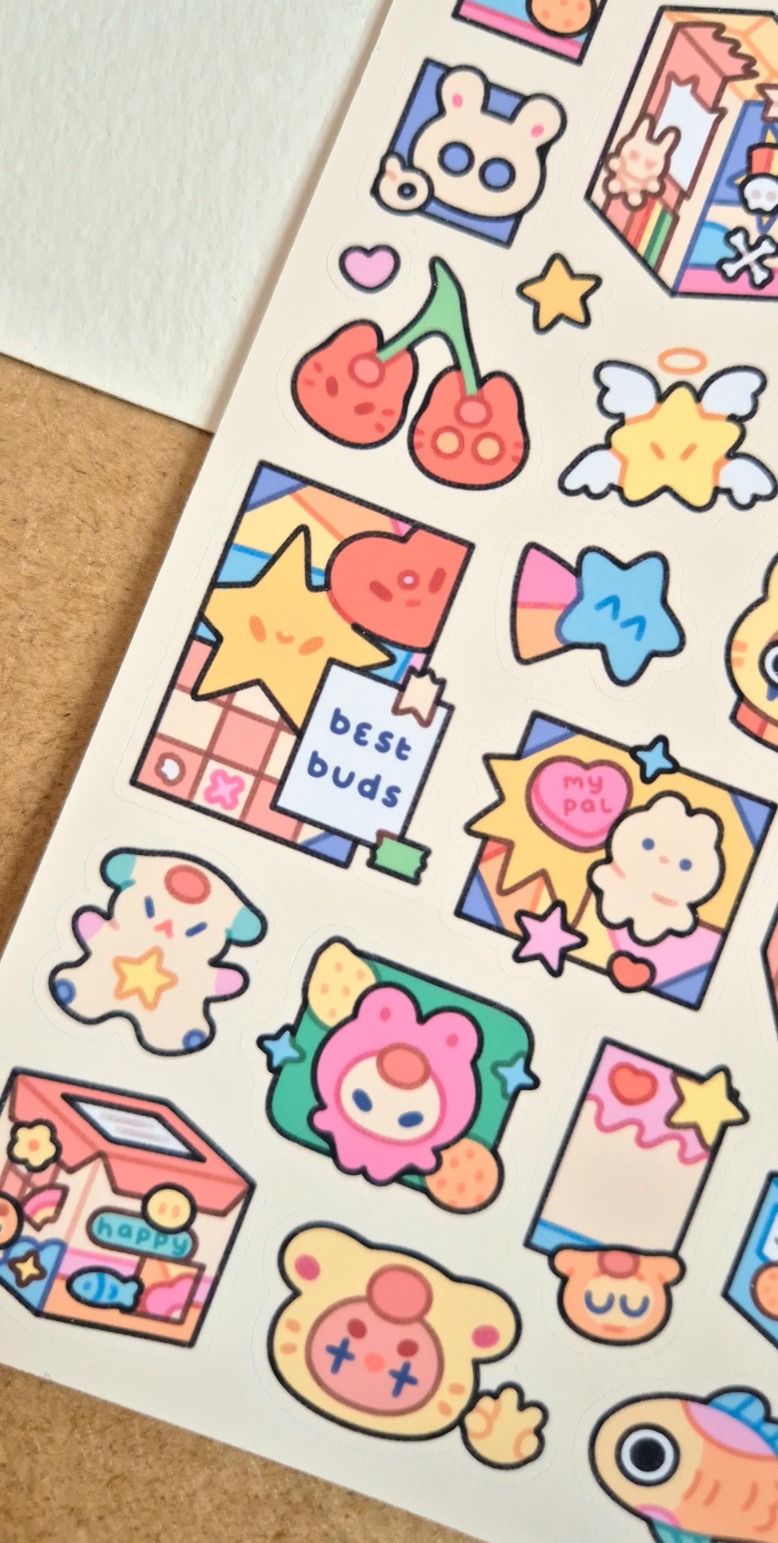 Gyr Sticker Special Delivery | Cute Waterproof Handmade Vibrant Sticker Sheet ...