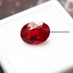 Oval Shape Natural Red Ruby 8.80 Ct Oval Shape Ring Size Jewelry Making 13x10x 7 mm Beautiful Ruby Loose Certified Faceted Gemstone Sale On