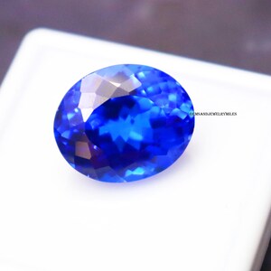 Flawless +AAA Natural Blue Sapphire 23.51Ct Oval Cut Jewelry Making Beautiful Sapphire Precious 18X15X9MM Loose Certified Faceted Gemstone