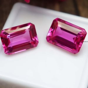 Emerald Shape Natural Pink Spinel 29.05Ct Ring Size Jewelry Making Necklace Pendant 15x11x7mm Loose Certified Faceted Gemstones Best Sale On