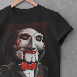 Saw t-shirt Billy the Puppet tee SAW Jigsaw killer horror movie unisex tshirt