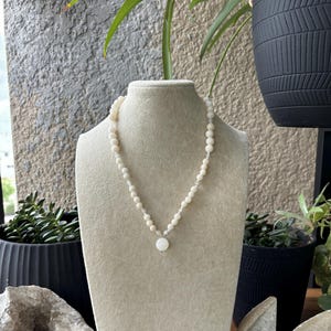 Pierre de lune | Jade | Quartz | Bracelet de perles | Collier de pierres précieuses | Collier pour femme | Bijoux | Bijoux faits main | Naturel | Pierre précieuse