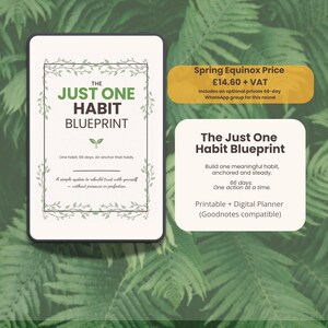 66-Day Habit System and Tracker – A Science-Based Blueprint for Anchored, Identity-Led Habits (PDF & Goodnotes)
