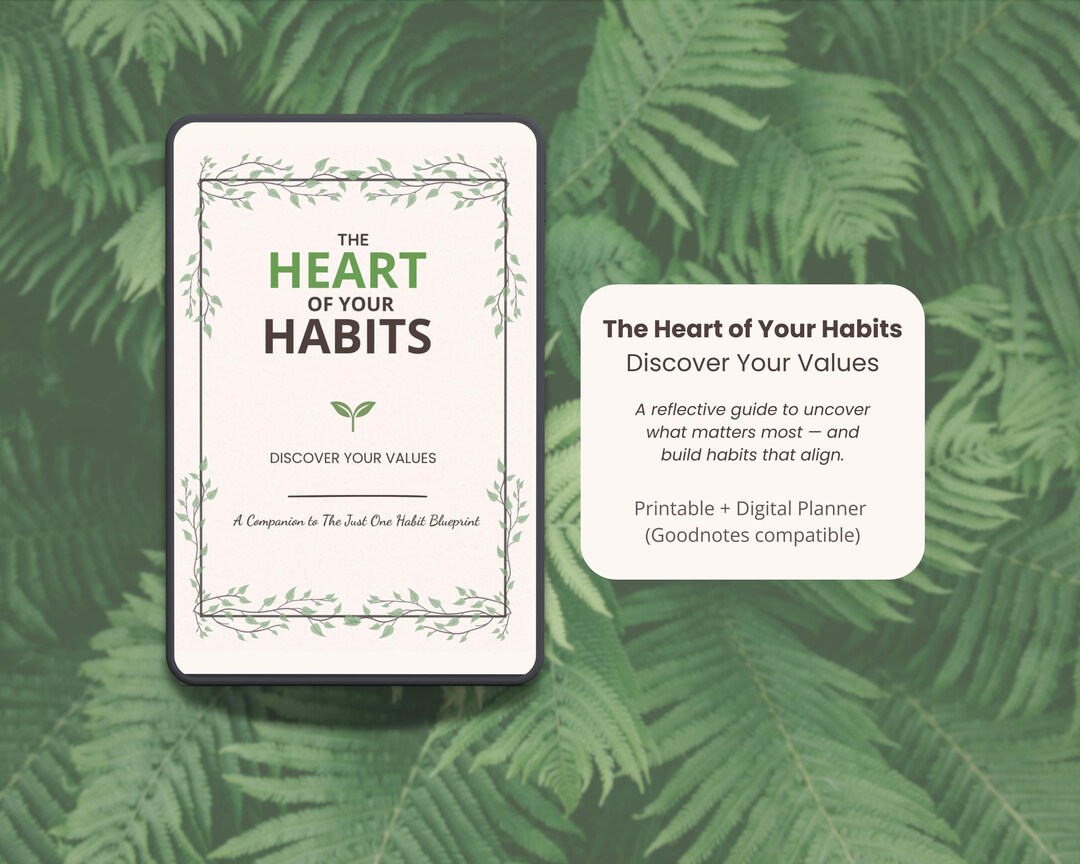 Values Discovery Guide – Printable Workbook to Build Aligned Habits ...