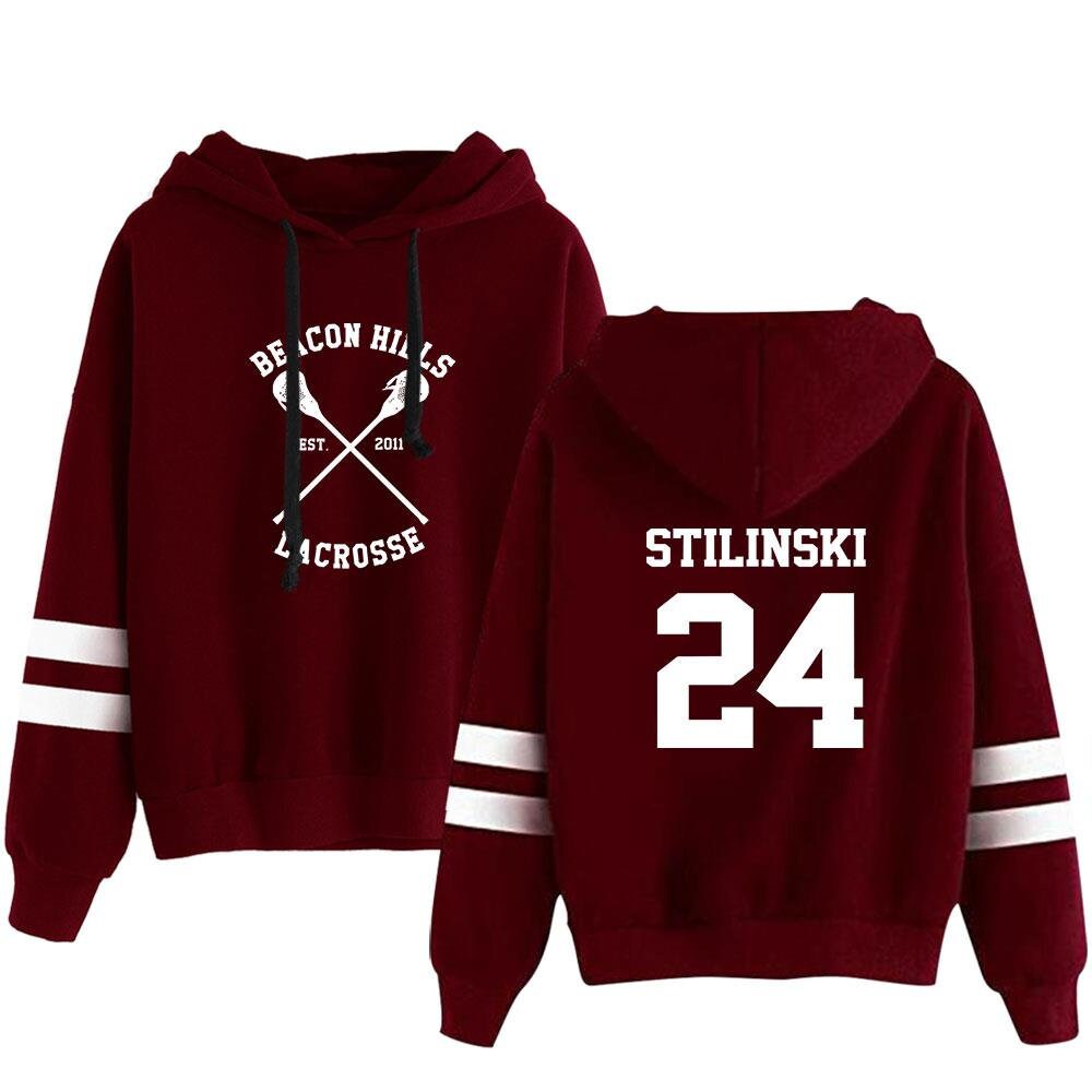 Stilinski #24 Beacon Hills Lacrosse Jersey and similar items