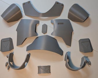 Boba Fett Armor Kit Star Wars 3D Printed Cosplay Armor 16 Pieces ABS