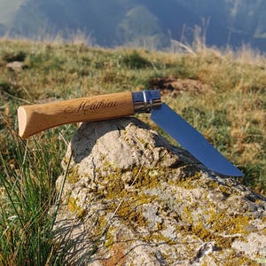 Opinel number 8 stainless steel customizable