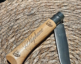 Opinel numéro 10 inox personnalisable