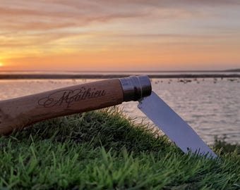 Opinel number 10 stainless steel customizable