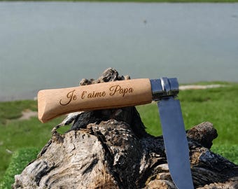 Opinel No. 8 Customizable Stainless Steel