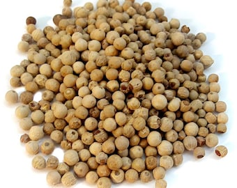 White Penja Pepper from Cameroon/ Poivre blanc de Penja / White peppercorns / organic Peppercorns / African spices & seasonings