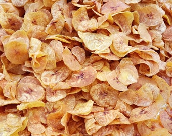 Chips de plátano (100g) - Muy crujientes, sin conservantes y sin aditivos